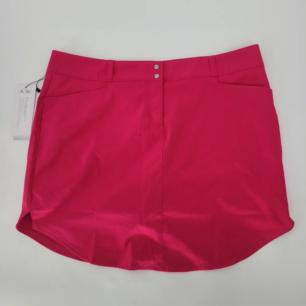 Adidas grey magenta Golf tennis skort shorts skirt size 16